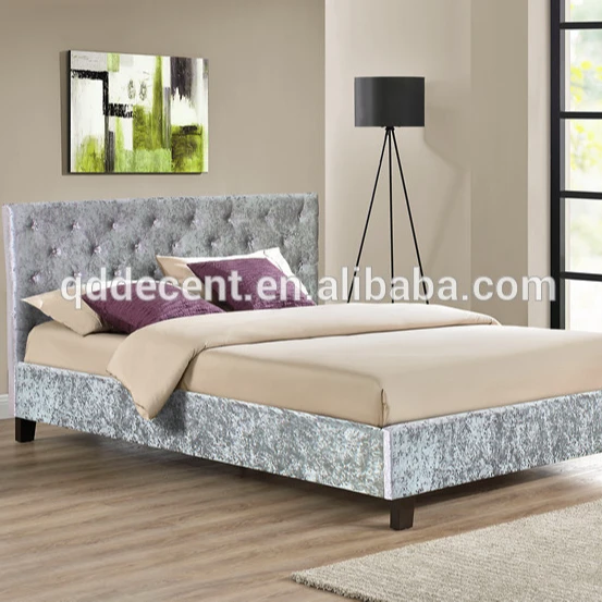 قطيفة مجروشة أثاث غرف النوم الخشبية الصلبة سرير النمط الكلاسيكي Buy سحق المخملية نوم الأثاث الصلبة سرير خشبي النمط الكلاسيكي Product On Alibaba Com