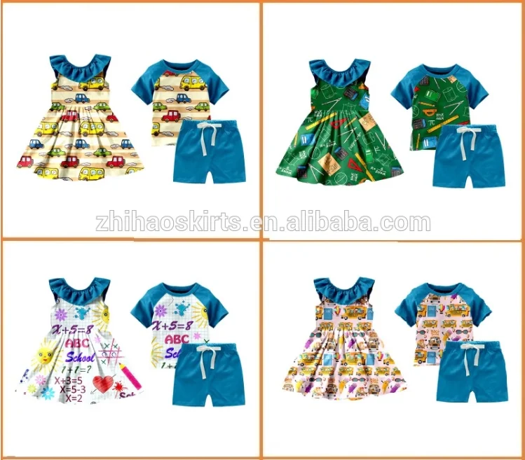 Seersucker Fabrics Children Sleeveless Dresses Geneal Gingham New Dress