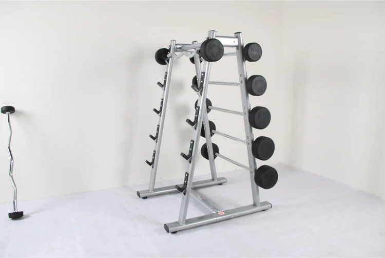 Five Pair Steel Barbell Rack