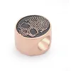 Rose gold plated beads custom biker jewelry
