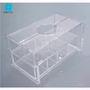 Functional Acrylic Clear Cosmetics Makeup and Tissue box Organizer