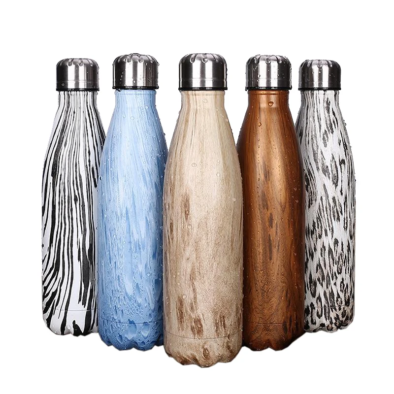 

Personalized GV003 500ML/17OZ In Stock Double Wall Stainless Steel cola shaped Vacuum Insulated bottle thermos