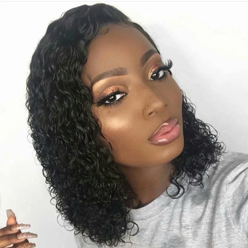 Natural Color Afro Kinky Human Hair Wig For Black Women Hot Sale