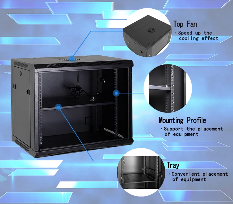 6u Network Rack Wall Mount Network Switch Rack 4u 19 Inch Rack