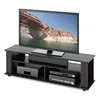 Black Wood Texture TV Stand design simple cheap factory price