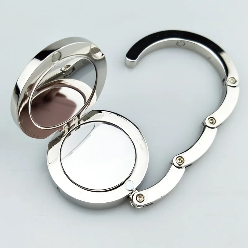 Custom Blank Handbag Purse Bag Holder Hook Hanger Folding Purse Bag