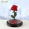 Wedding Decor Items Eternal Rose Preserved Flower Glass Dome Wedding Decor Elements Rose Glass Dome Wedding Decor Centerpieces