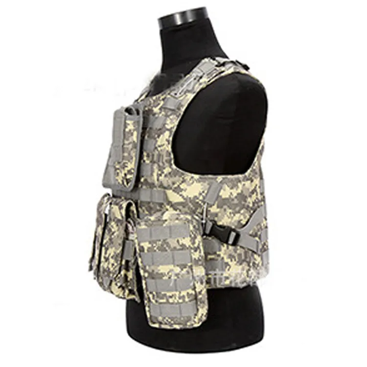 Men's 4xl Molle Plate Carrier Vest Police Body Tactical Military Weight