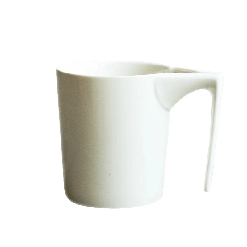 

glazed customized white 330ml ceramic infuser mug with tea bag holder