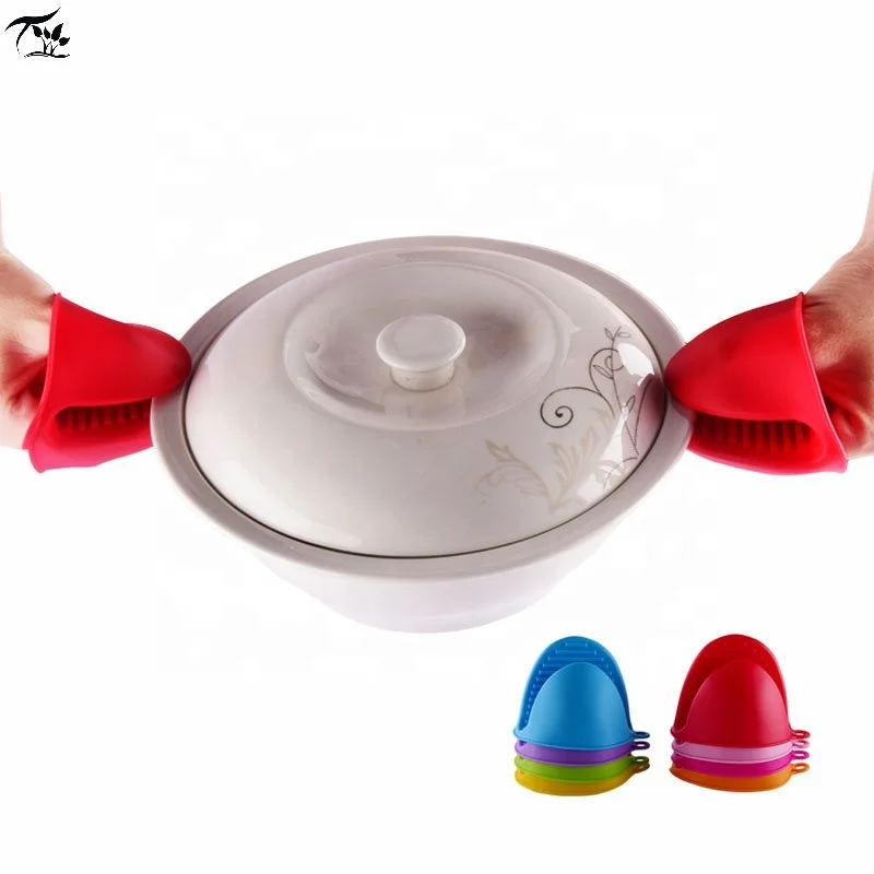 
Heat Insulation Mini Oven Gloves Silicone Pinch Mitts Baking Silicone Oven Mitts for Cooking 