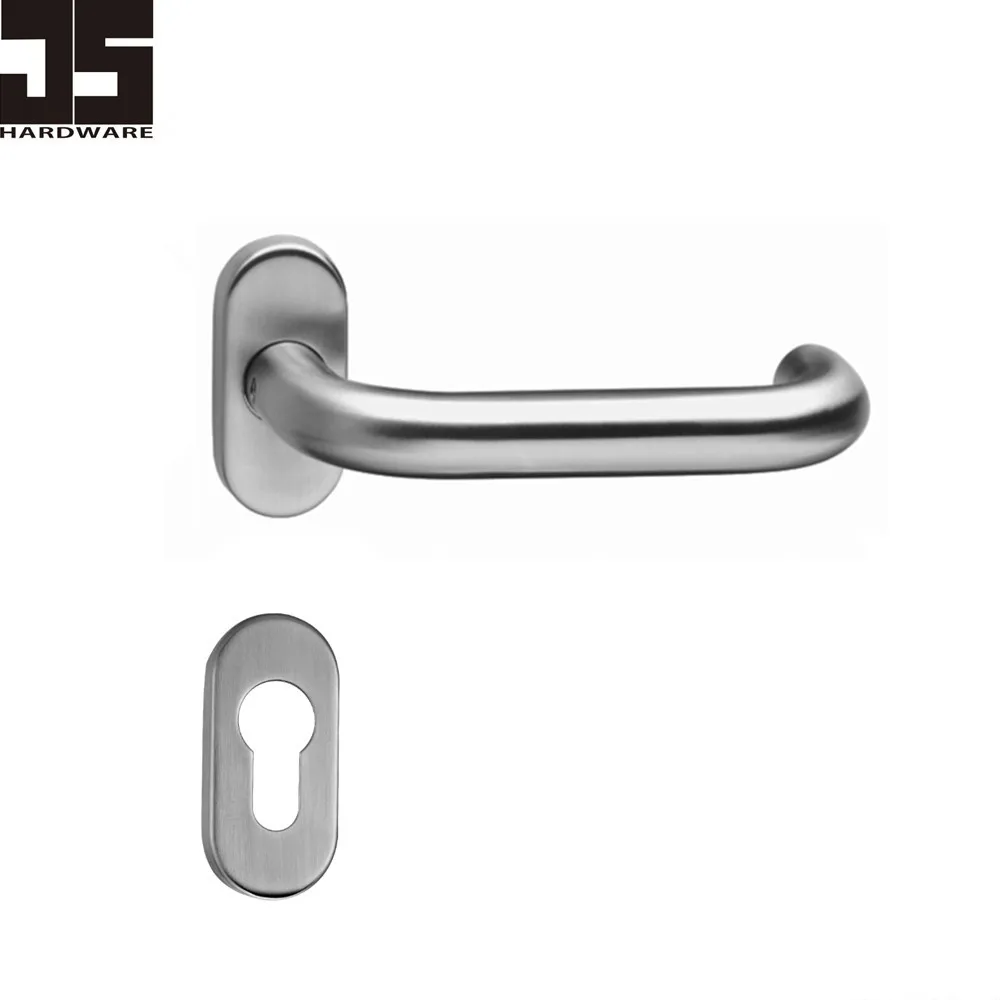 
Stainless Steel 304 High Quality Solid oval shape door Lever Handle 