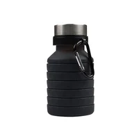 

Wholesale outdoor silicone squeeze foldable water bottle