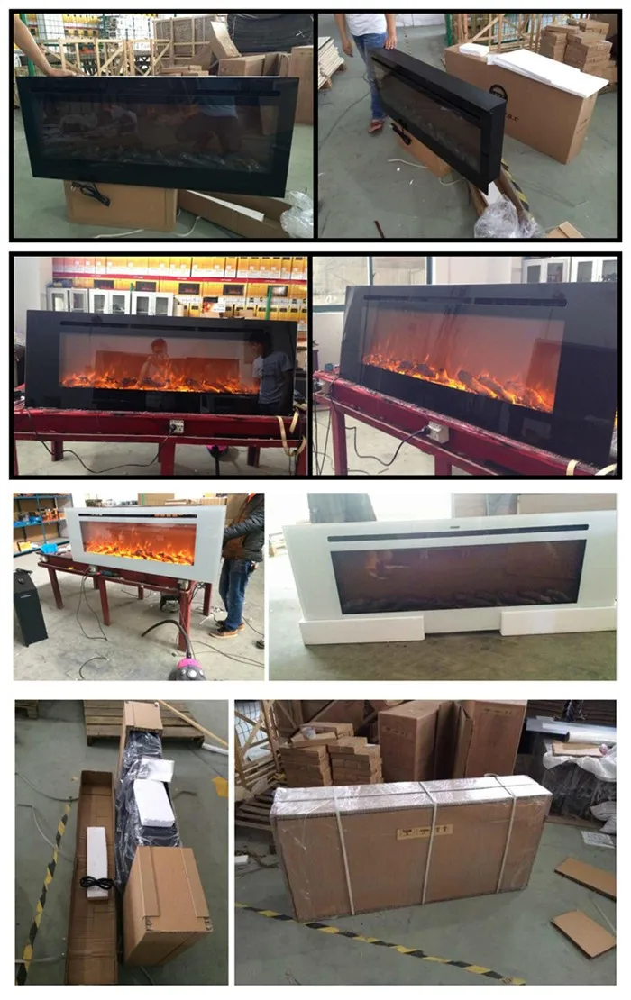 Chimenea Eléctrica Led De Pared Con Altavoz,Decoración Para El G-01-4