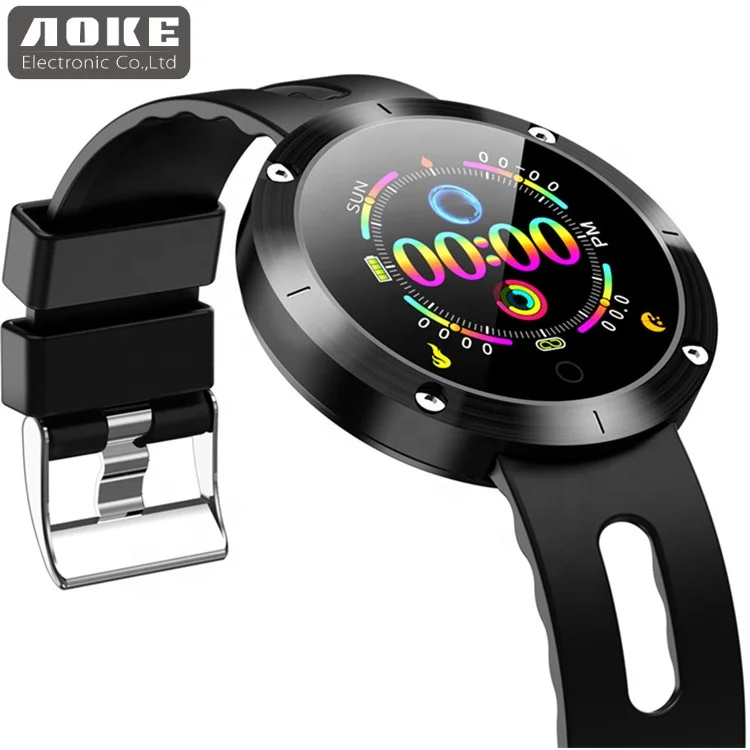 

New model DM58plus color screen smart watch with Heart rate monitor smart band and Blood pressure monitor smart bracelet, Yellow green gray red black