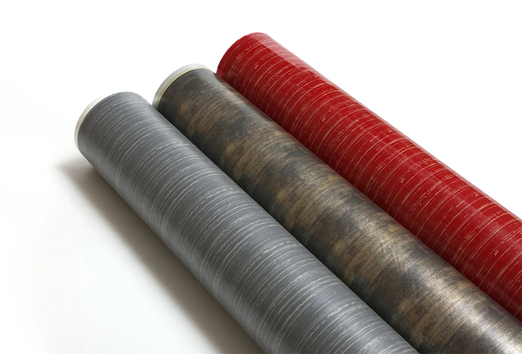 
Wood Texture Heat Transfer Printing Film For WPC Door Cover Line 