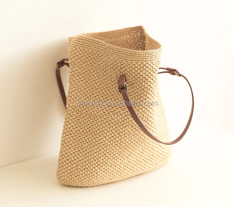 large raffia tote