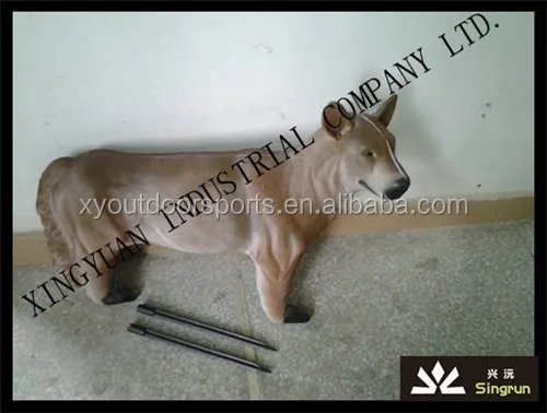 
3D wolf animal archery target shooting, Meas.73*18*55cm 