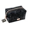 wholesale Velvet Cosmetic Case make up bag toiletry bag makeup organizer