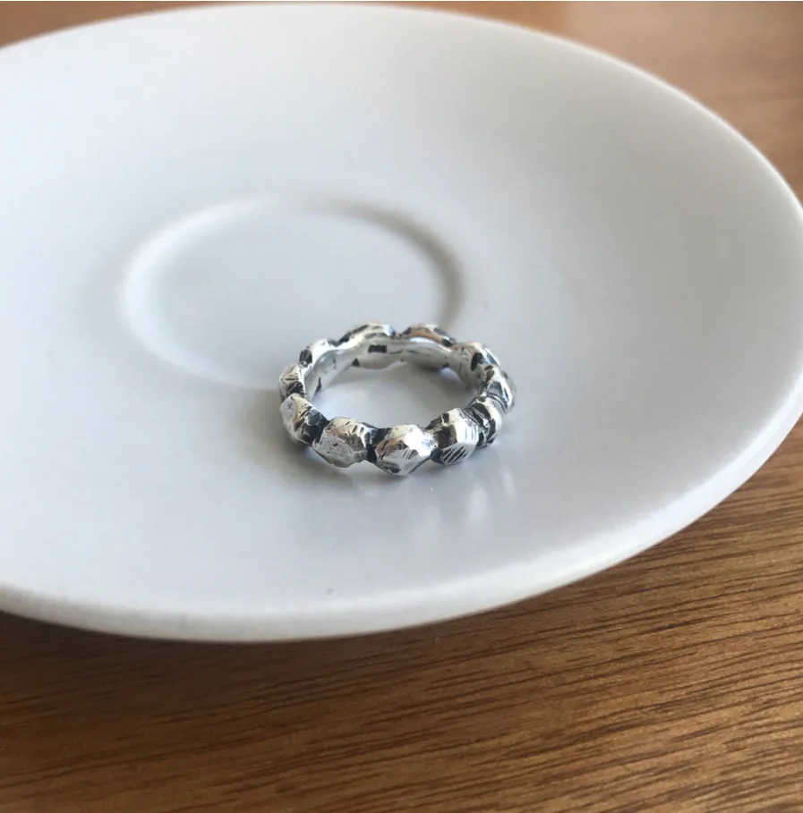 

Simple trend wild retro ring in 925 sterling silver ring women rings