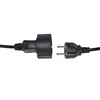 Waterproof VDE standard 250V 16A EU 3 Pin Mains Plug Lead Set European male to female Extension Cord Power Cable