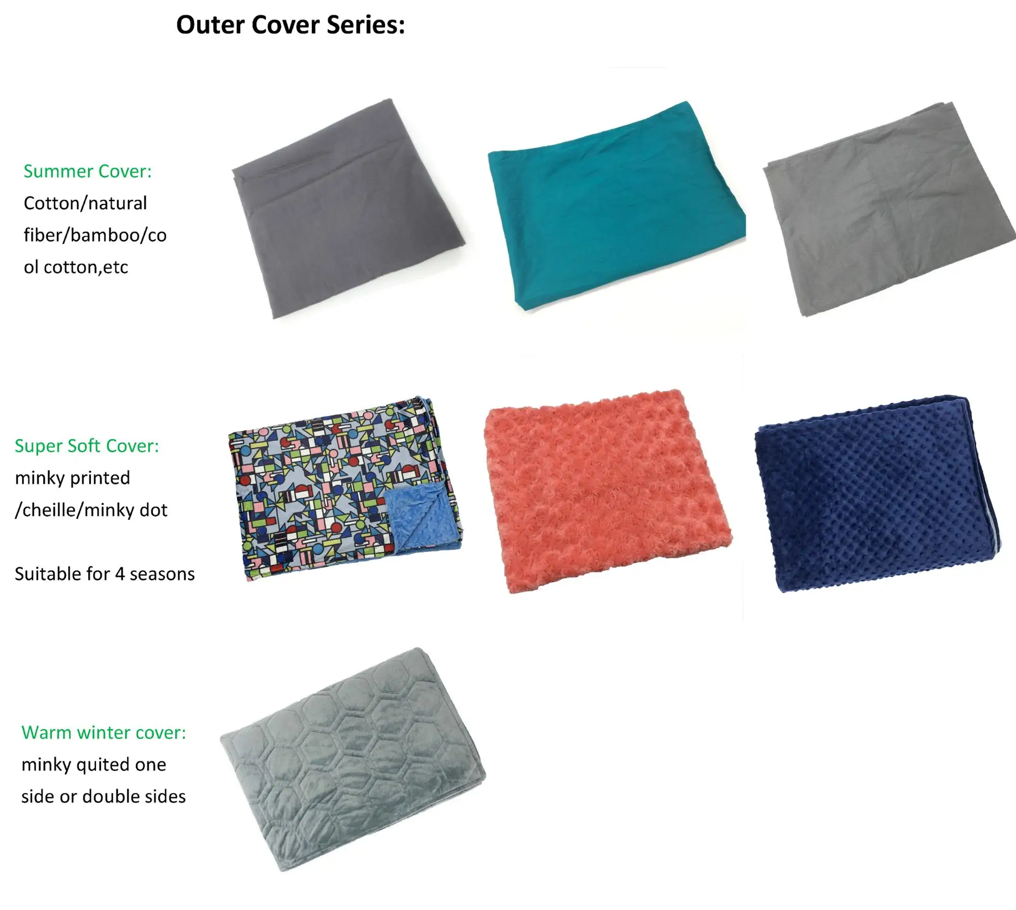 Nontoxic Glass Beads Sensory Weighted Blanket,Weighted Heating