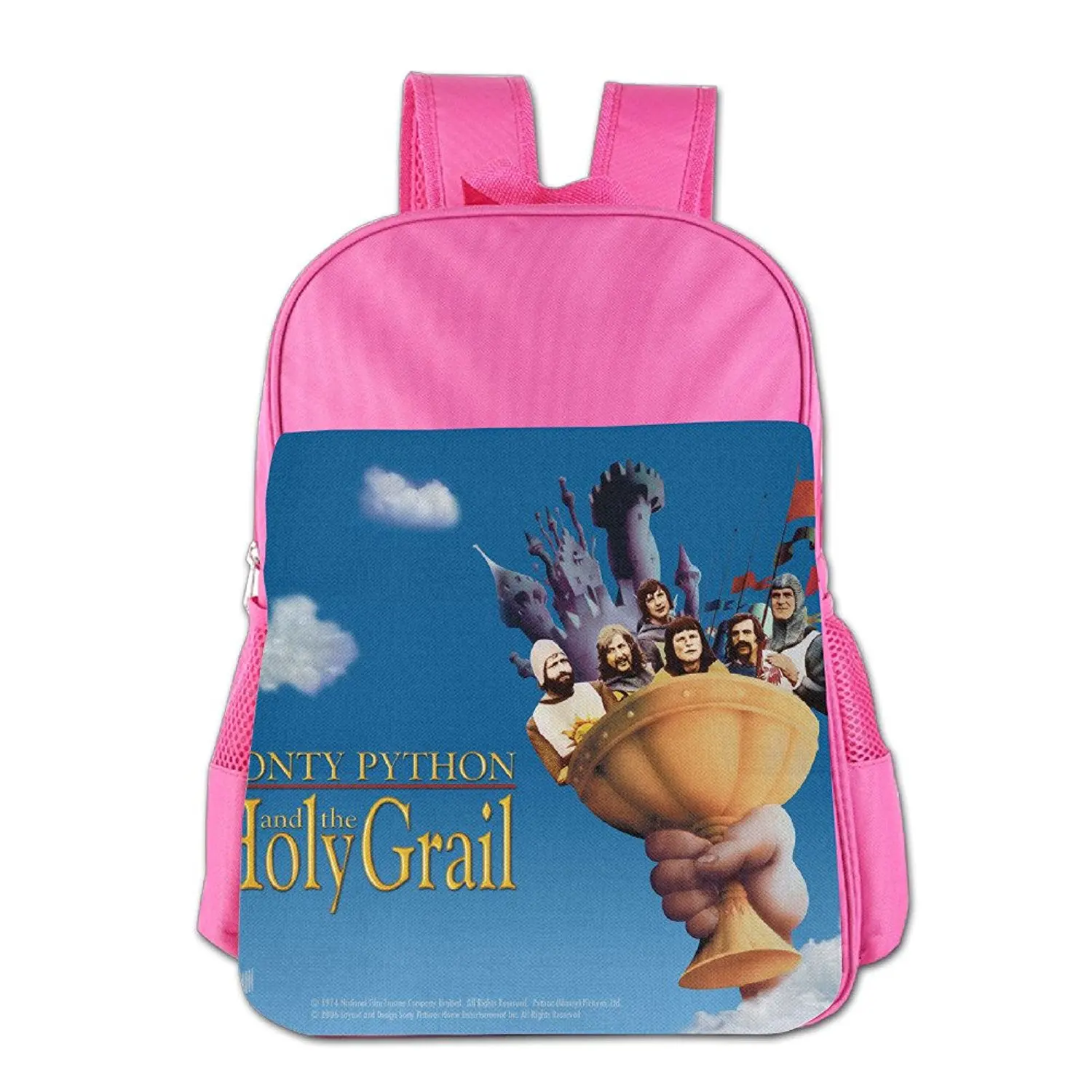 Get Quotations · Monty Python And The Holy Grail Kids School Bag RoyalBlue