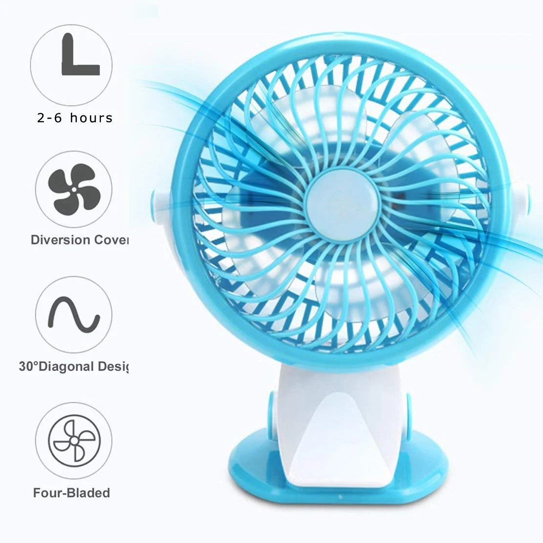 4" Car Fan Portable Auto Air Cooler Fan For Car Usb Fan Buy Car