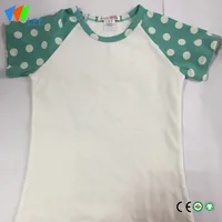 

Free samples Girl Raglan cotton T shirts