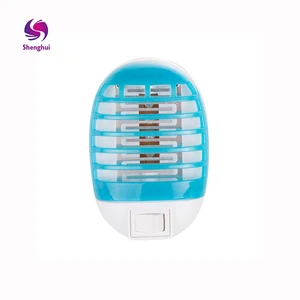 Image of Mini Mosquito Killer Lamps LED Electric Mosquito Fly Bug Insect Trap Killer Zapper Night Lamp Lights Lighting Sky Blue/EU Plug