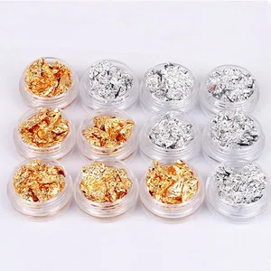 New design hot sale  Nail Foil Sticker for girls gold silver and copper leaf for nail art