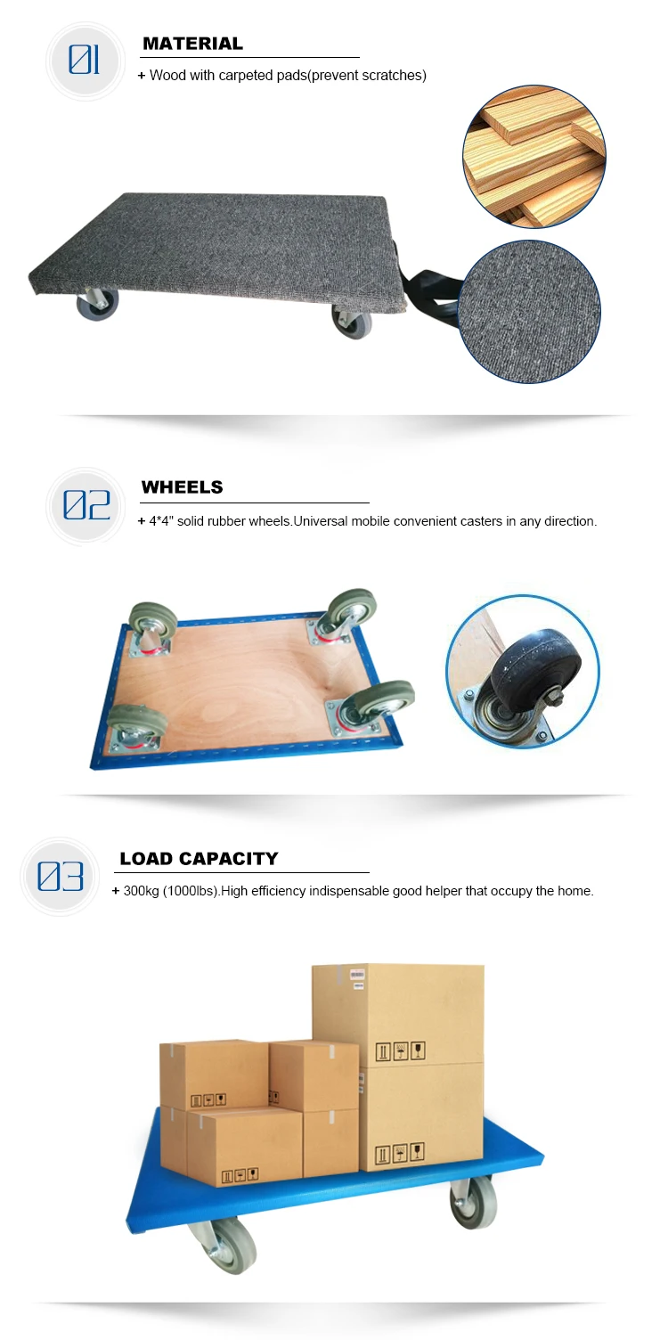 Heavy Duty Furniture Wooden Movers Dolly Tc4329 Buy Wooden Movers