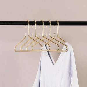 Image of Pure brass gold coat hanger decorative clothes hanger
