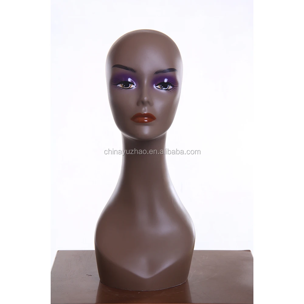 Plastic Mannequin Head African Female Head H1040 Buy Cheap Mannequin