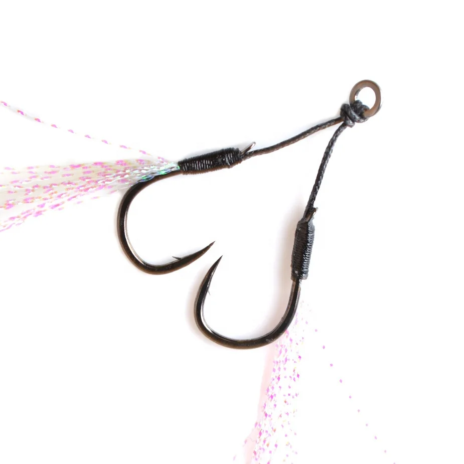TOMA Small Sea Fishing Hook Shore Jigging For Micro Jig Assist Hooks Light Jig Fishhook Tackle