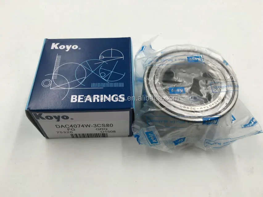 New KOYO Wheel Bearings DAC4074W-3CS80, View KOYO Wheel Bearings, KOYO ...