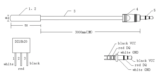 Распайка ds18b20 для sonoff