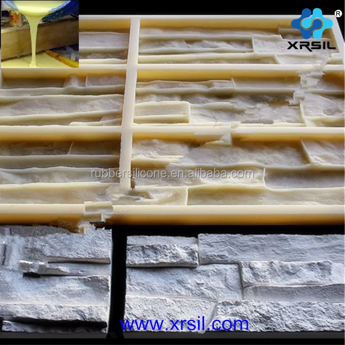 
Professional supply liquid urethane rubber for concrete stone veneer tile mould making 