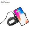 4 in 1 10W Wireless fast Charger for Mobile Phones QC2.0 USB port for iPad Tablet Qi Charger Stand for Earphone Apple Watch