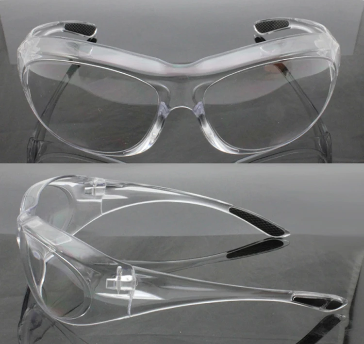 
Polycarbonate Transparent Clear Anti Fog Scratch Resistant Wraparound Safety Glasses 