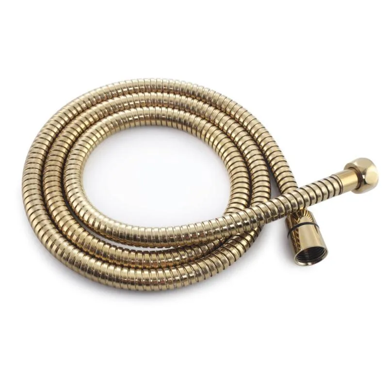Bathroom Universal 59 Inch Stainless Steel Gold Hand Shower Head Hose