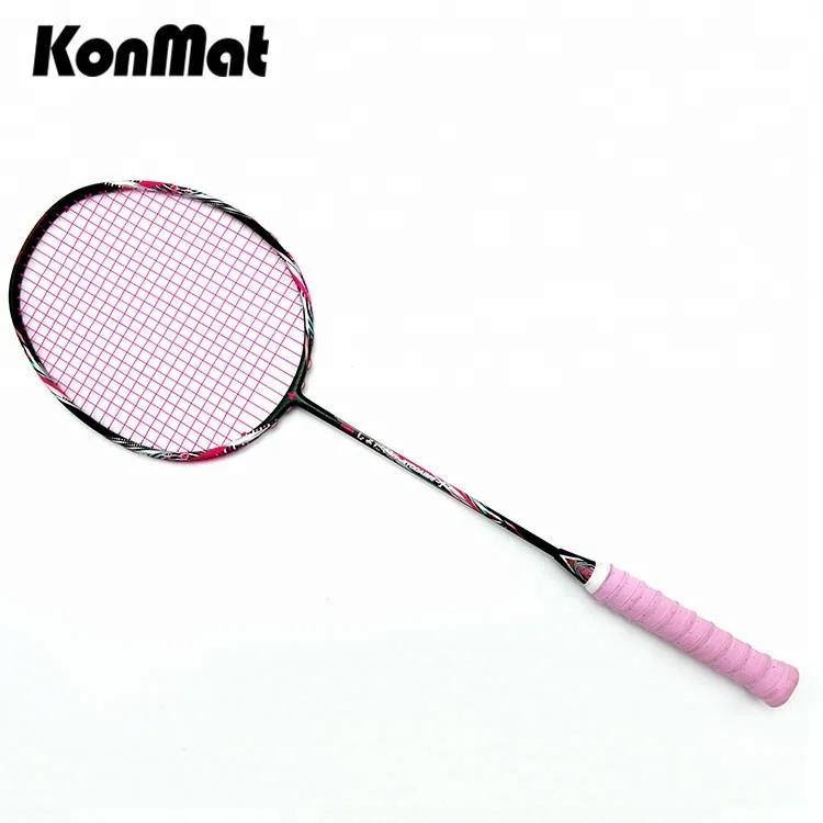 

OEM ODM good quality 35lbs tension badminton racket or shuttle racket from China factory, Black/yellow or customized