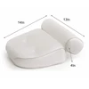 Wholesale 3D mesh headrest soft and washable spa bath pillow with suction