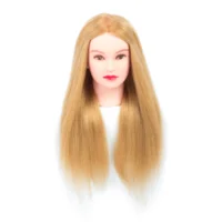 

Factory wholesale 30% Golden Real hair salon Manneqain Training head Models Haircut Hairressing