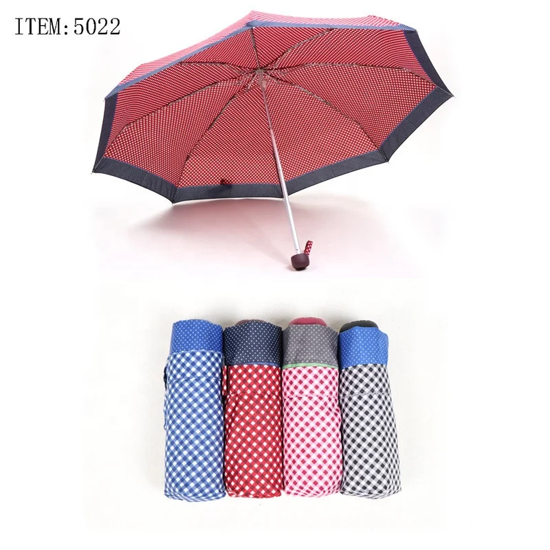 

RST real star 2019 capsule fashionable 19 inches rain umbrella 5 fold small mini latest umbrella, Multi colors