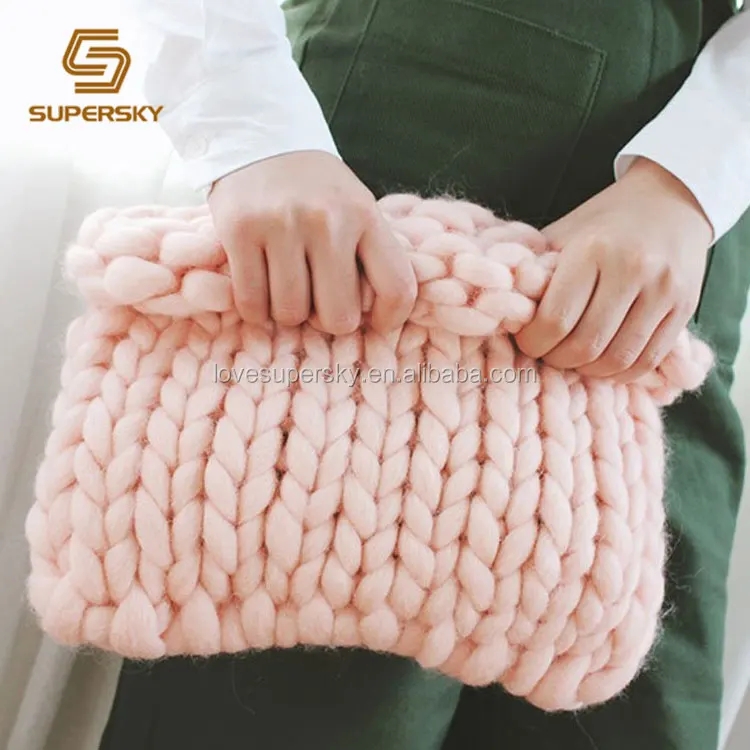 chunky crochet bag