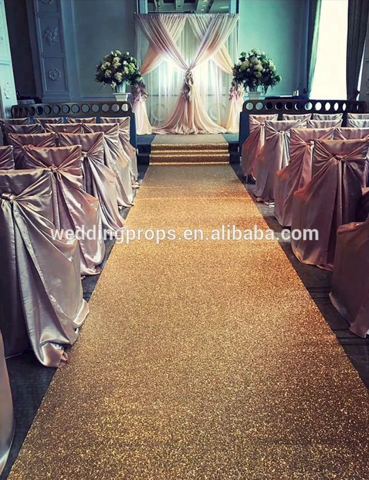 High Quality Glitter Aisle Carpet Runner For Wedding Decoration Buy