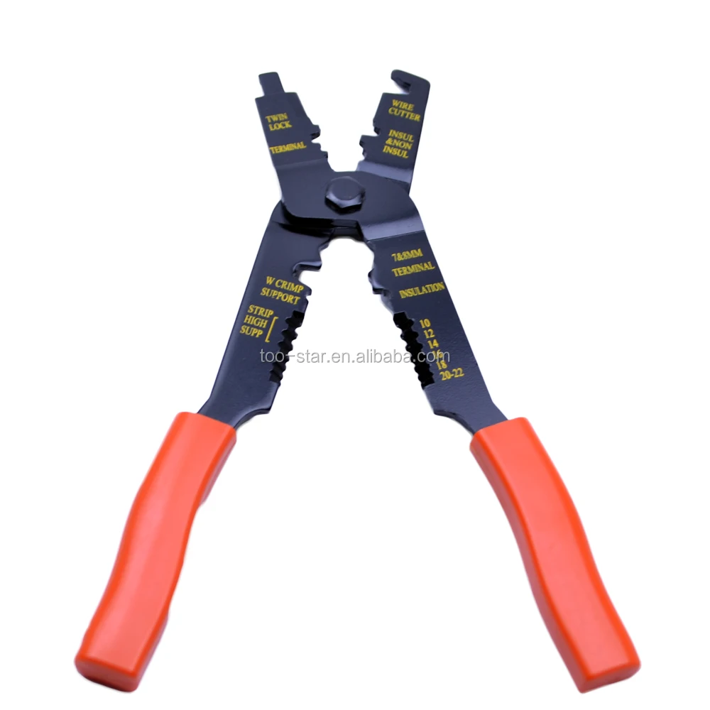 Spark Plug Wire Crimping Tool 7 Way Pro Series Stripper Crimper Wires