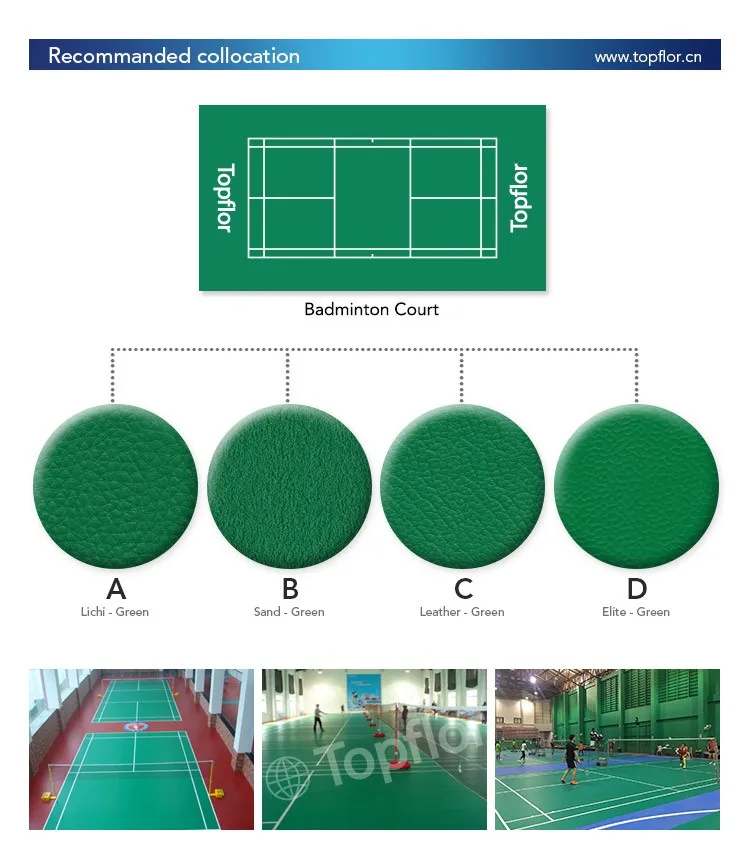 Pvc Sand Surface Indoor Badminton Court Vinyl Flooring Buy Badminton