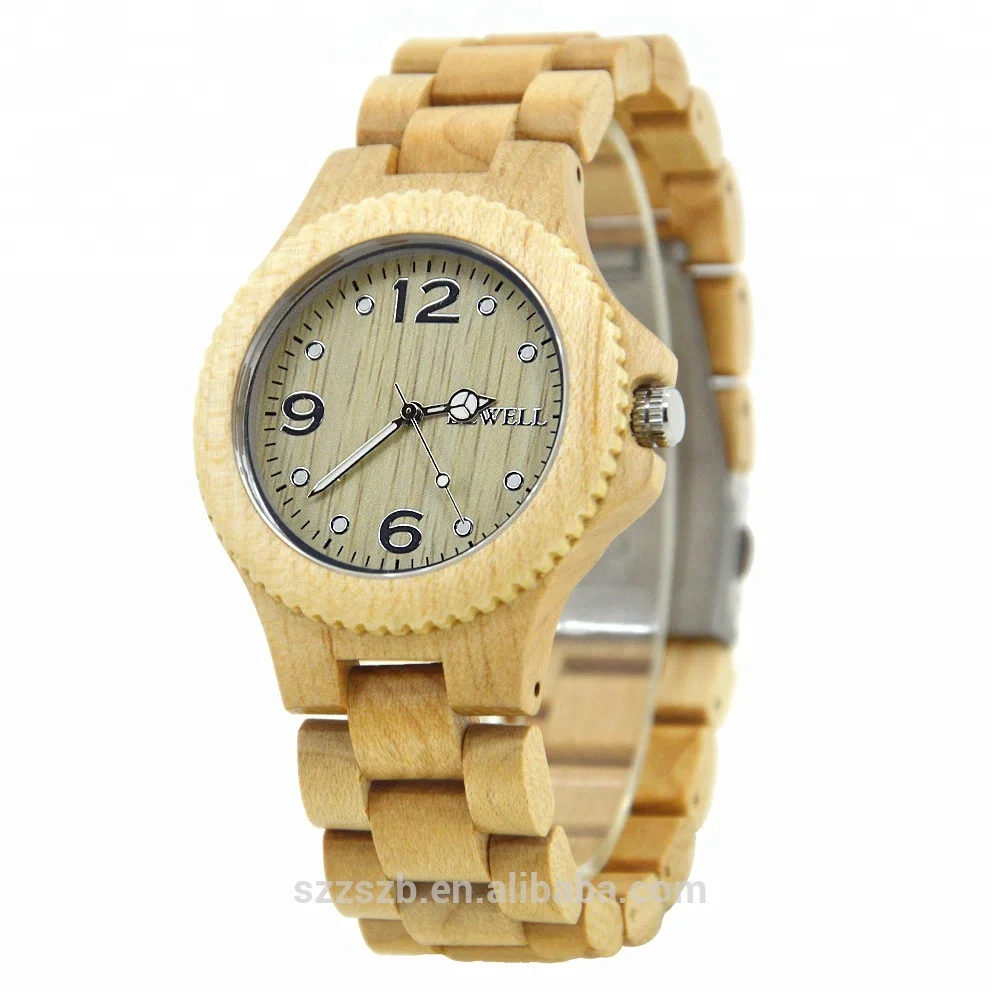 

New Product Custom Natural Wood Men Quartz Watches