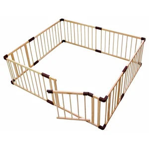 Image of Free shipping Brand Baby Game Fence Crawl Guardrail Safe Hurdles Children Real Wood solid wood baby playpen game guard panel